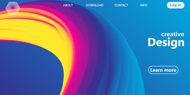 Wave. Rainbow Background. Fluid Shapes. Wave Pattern. Summer Poster. Colorful Gradient. Flow Shape. Abstract Cover. Rainbow Color.  Illustration. Fluid Flow.