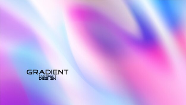 Wave style with gradient color background design