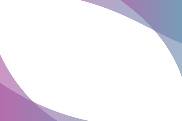 Wavy border design with gradient colors