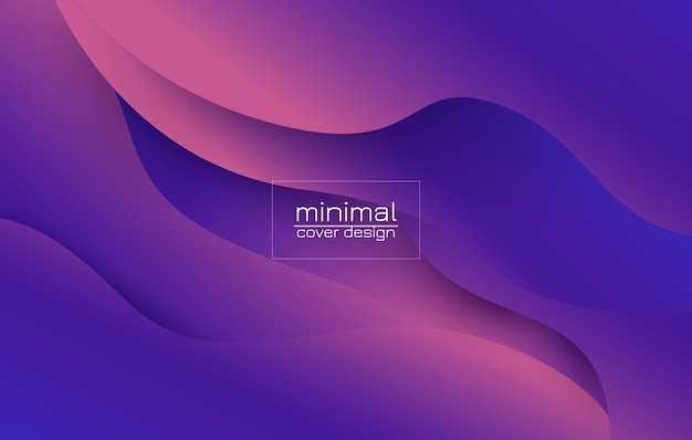 Wavy geometric gradient background.
