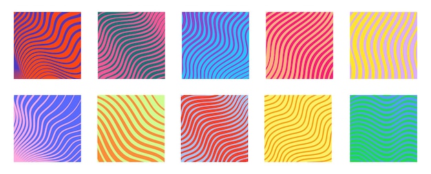 Wavy lines pattern