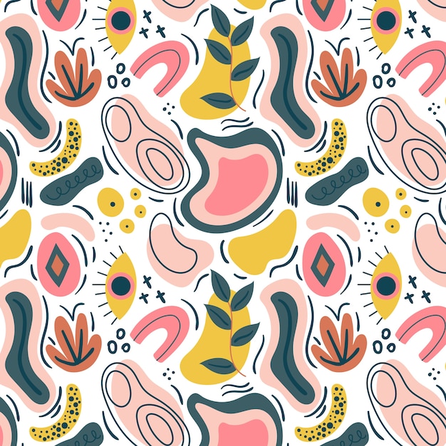 wavy shapes pattern