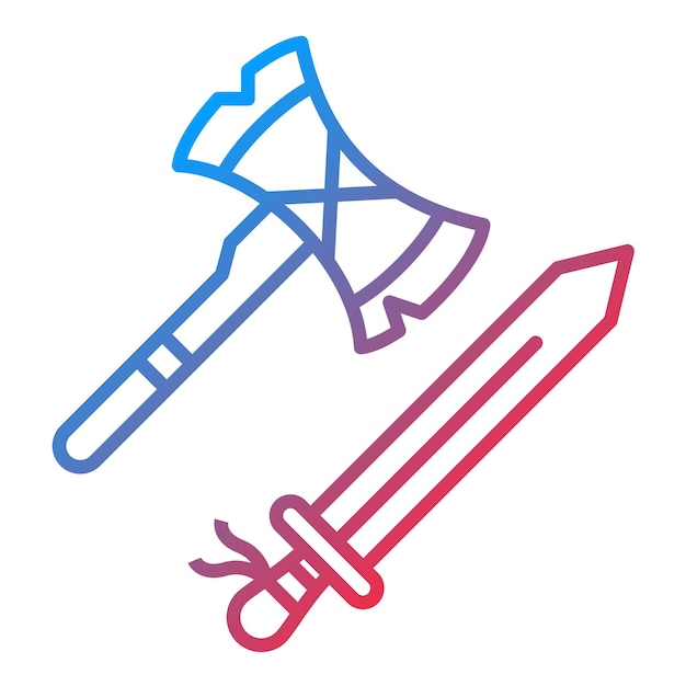 Weapon icon vector image Can be used for Prehistoric