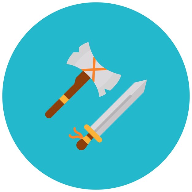 Weapon icon vector image Can be used for Prehistoric