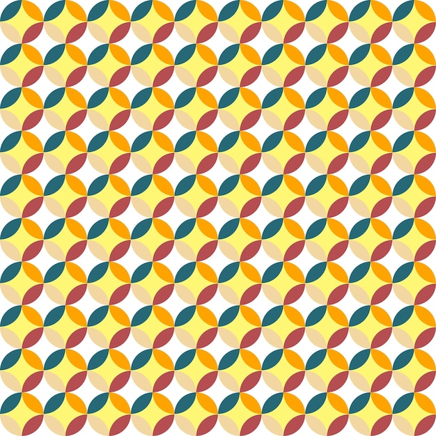Web 80s style pattern Circles and shapes