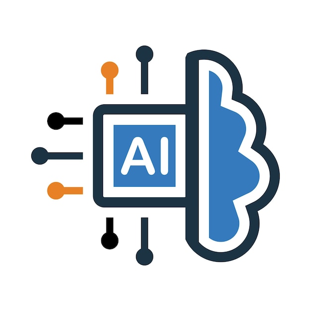 web ai artificial intelligence gear web artificial intelligence icon