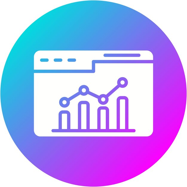 Web Analytics vector icon Can be used for Marketing iconset