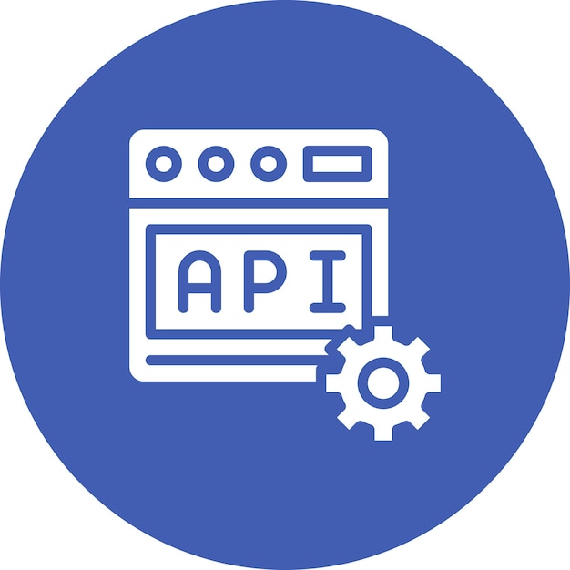 web api vector icon illustration of coding and development iconset