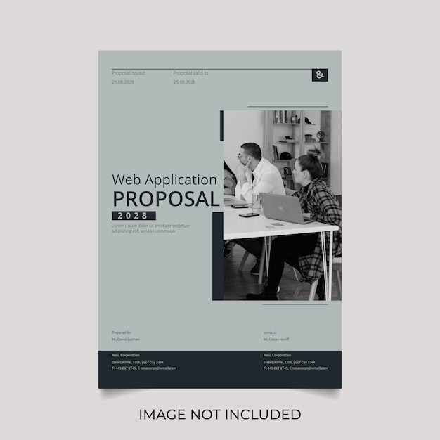 Web Application Design Proposal Powerpoint Template