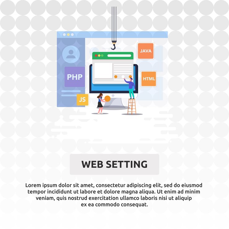 Vektör web ayarı