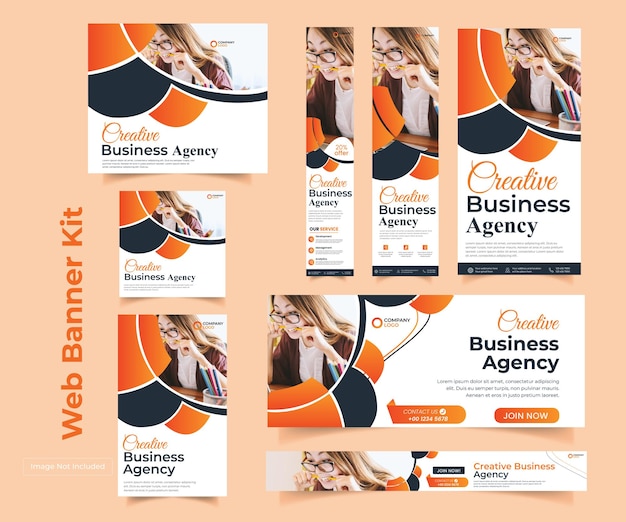web banner kit template google adword set