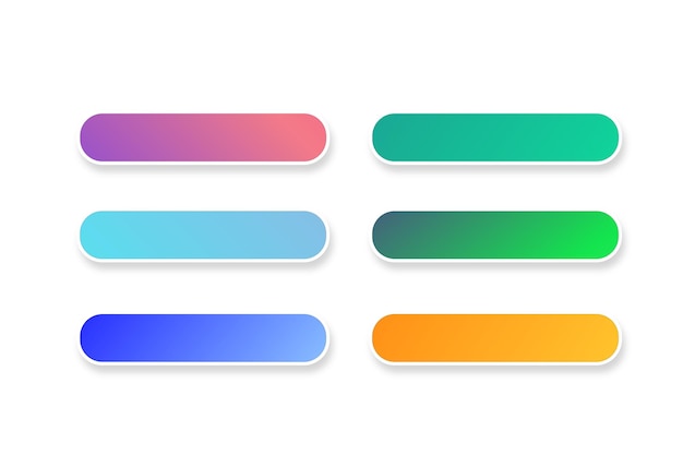 web buttons abstract concept with shadow concept elements design vector buttons for websites