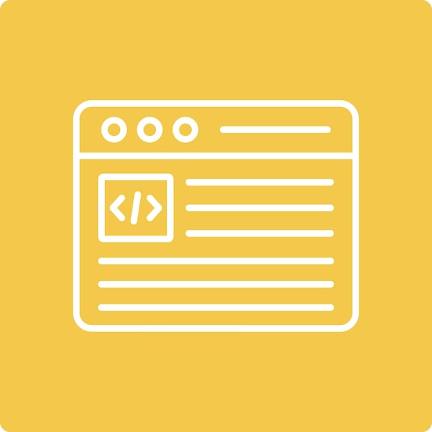 Web Coding Icon