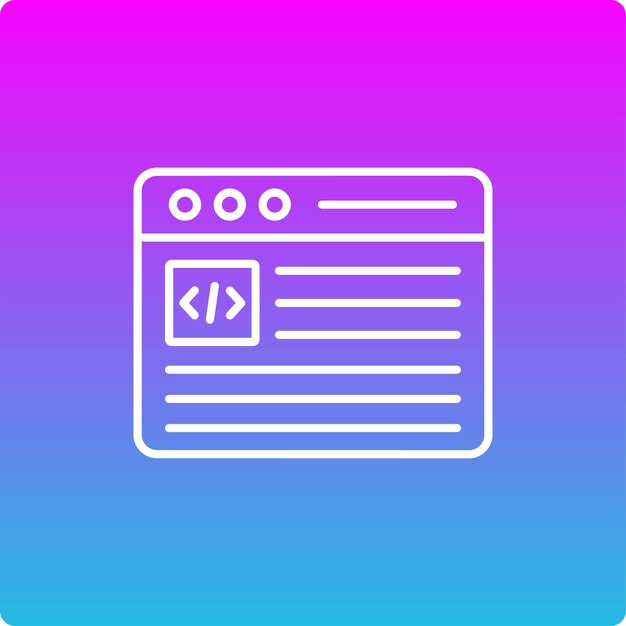 Web Coding Icon