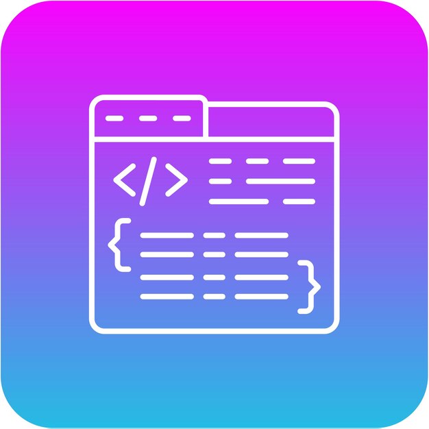 Web Coding Icon