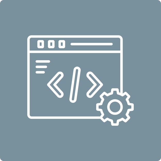 Web Coding Icon