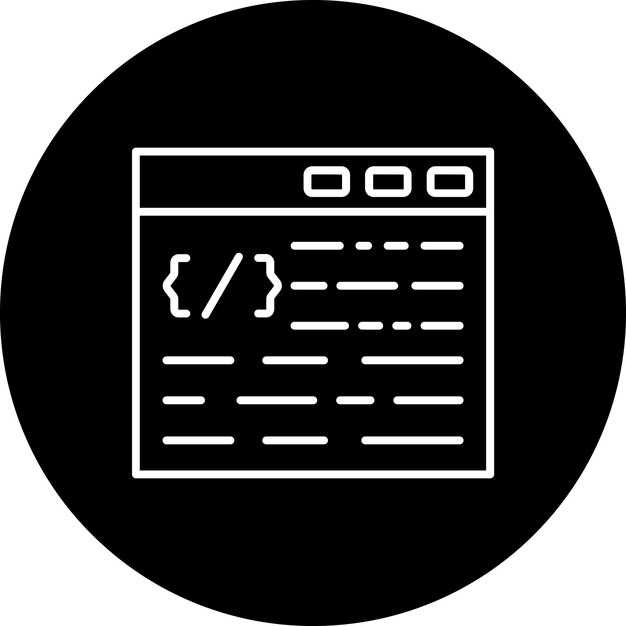 Web Coding Icon