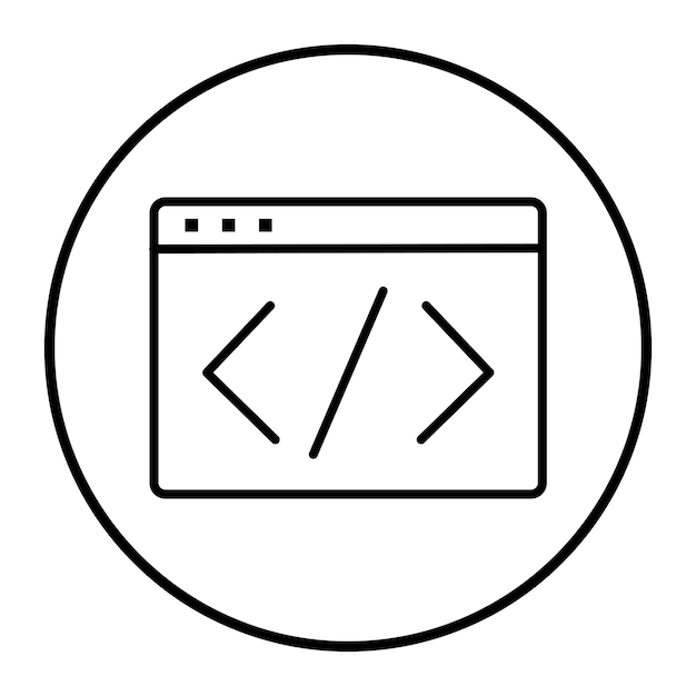 Web Coding Vector Illustration