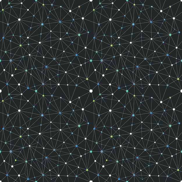 Web connection abstract scheme. Seamless vector background