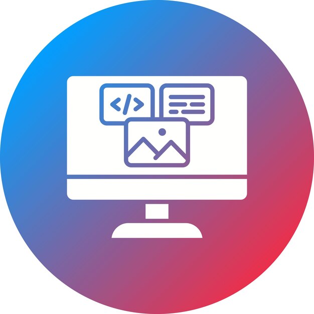 Web Design icon vector image Can be used for Coding and Development