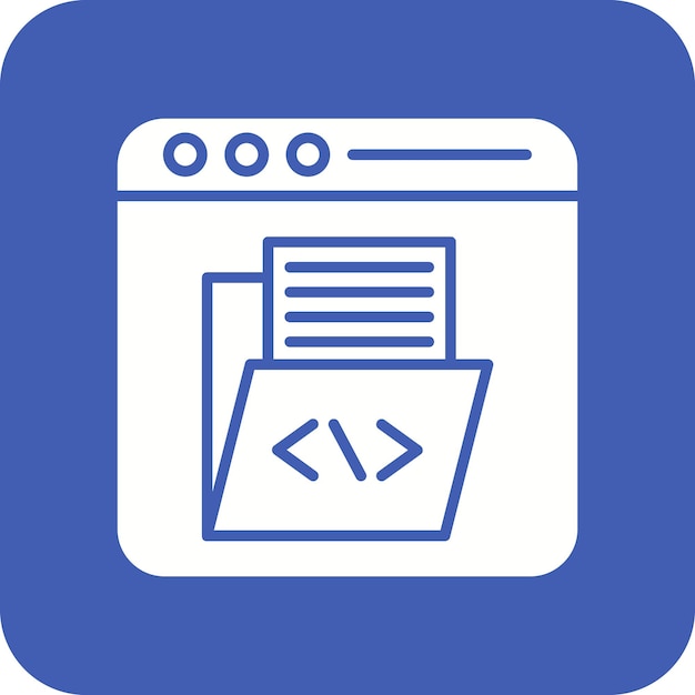 web development icon vector image can be used for business and finance