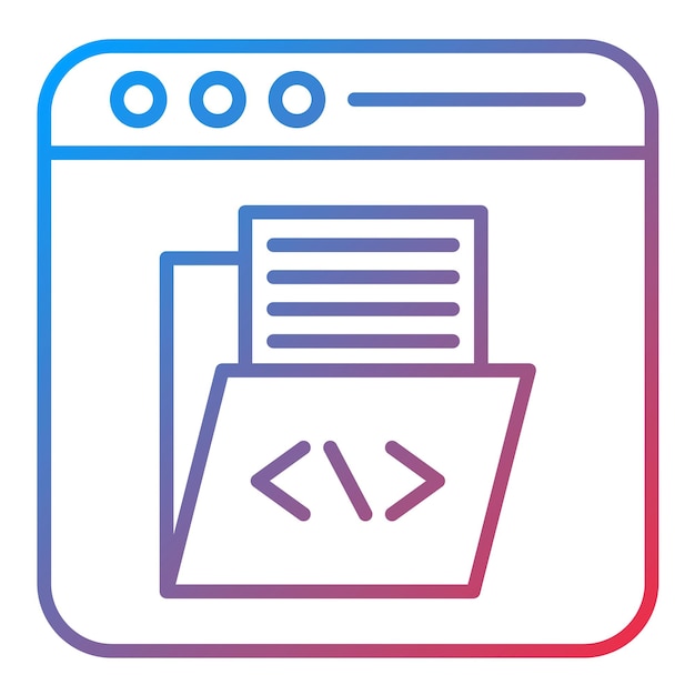 Web Development icon vector image Can be used for Business and Finance