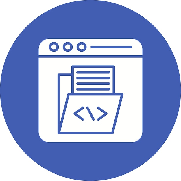 web development icon vector image can be used for business and finance