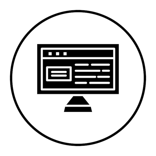 Web Interface Vector Illustration