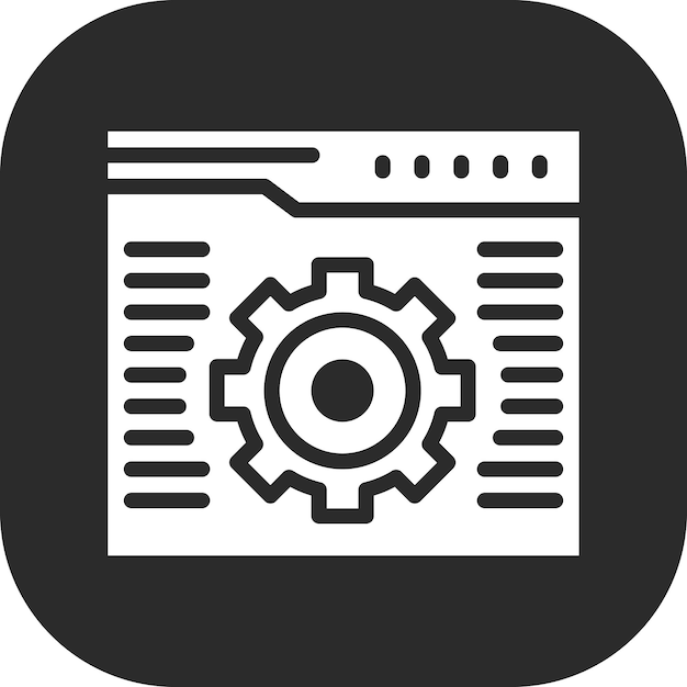 Web Management vector icon illustration of Marketing iconset