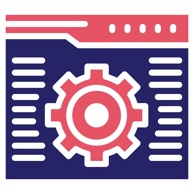 Web Management vector icon illustration of Marketing iconset