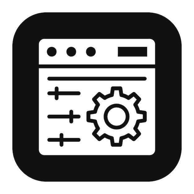 Web Management Vector Illustration