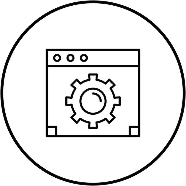 web optimization icon vector image can be used for digital marketing