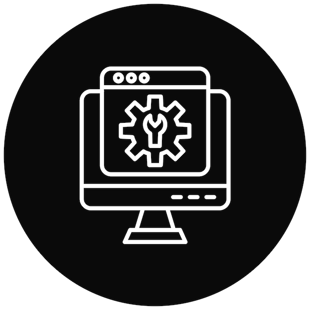 web optimization icon vector image can be used for online marketing