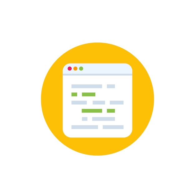 Web page website vector flat icon