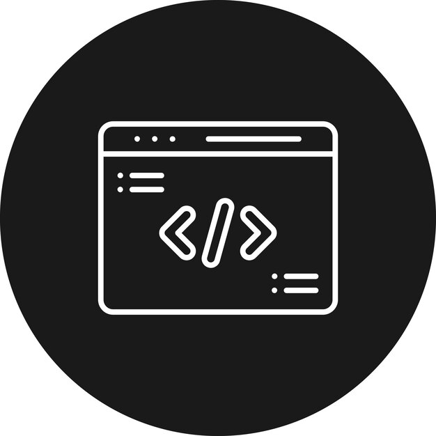 Web Programming vector icon Can be used for Learning iconset
