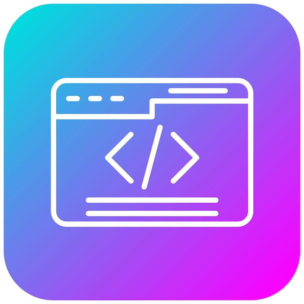 Web Programming vector icon Can be used for Marketing iconset