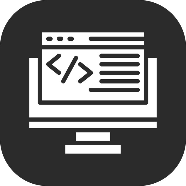Web Programming vector icon illustration of Marketing iconset