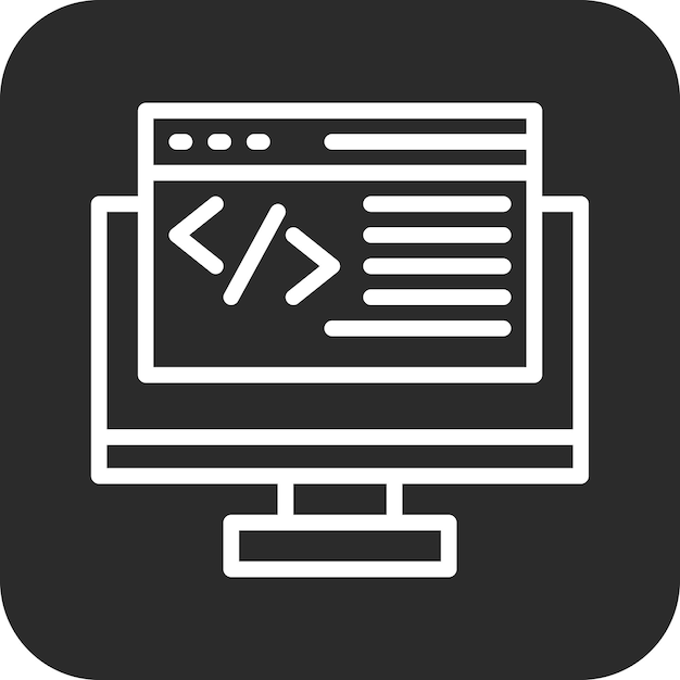 web programming vector icon illustration of marketing iconset