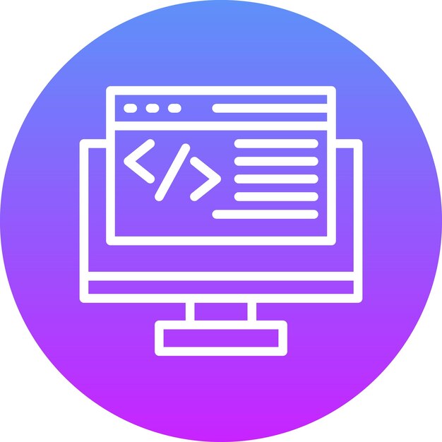 web programming vector icon illustration of marketing iconset