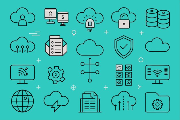 Web Security Icon Set