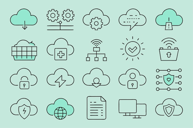Web Security Icon Set