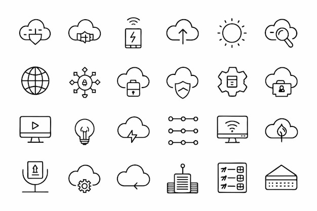 Web Security Icon Set