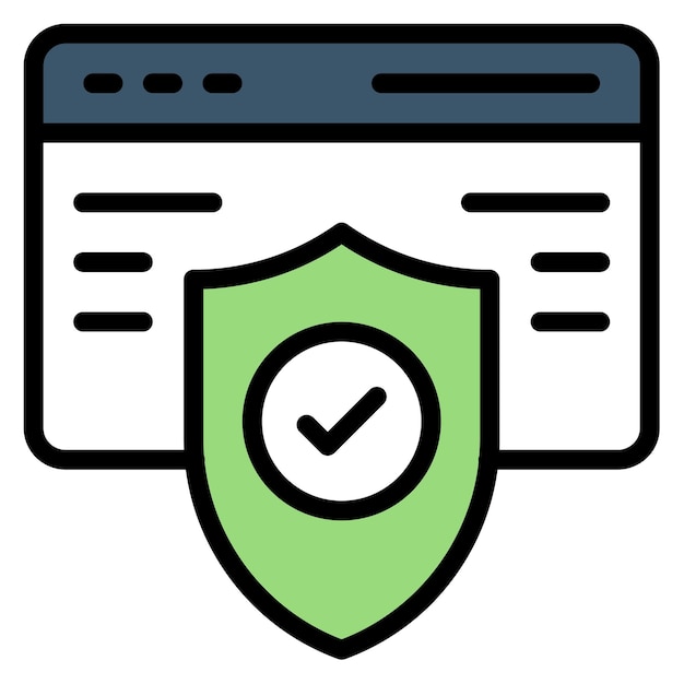 Web Security icon vector image Can be used for Biometrics