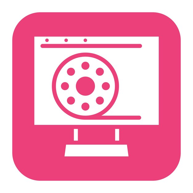 Web Series icon vector image Can be used for New Media