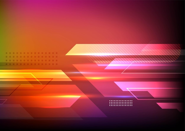 Web ve design için teknoloji arka plan rengi vektörü