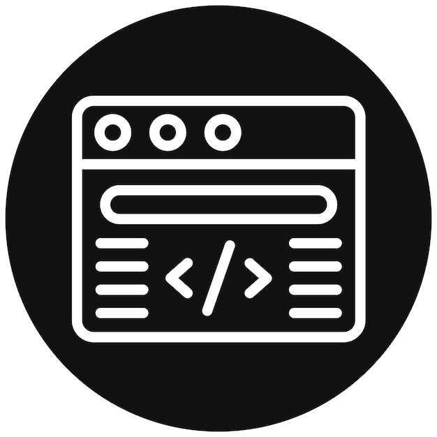 Webbprogrammeringsikon