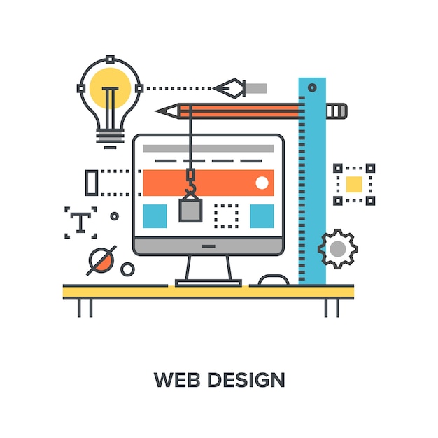 Webdesign koncept