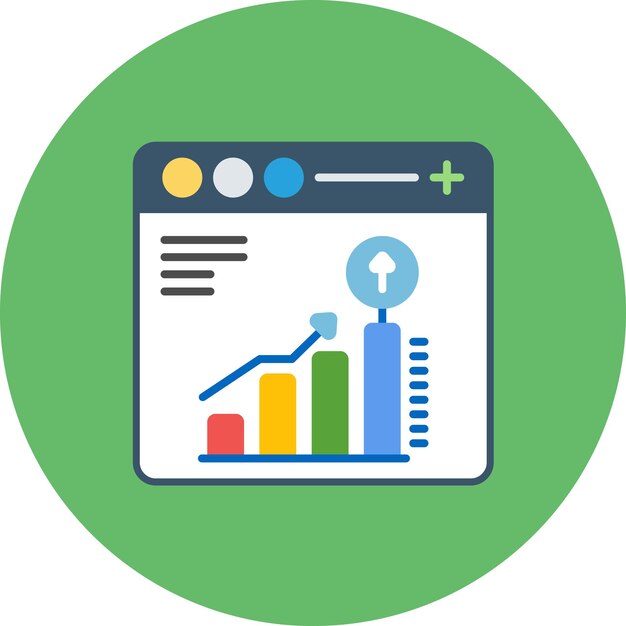 Weboptimering Flat Illustration