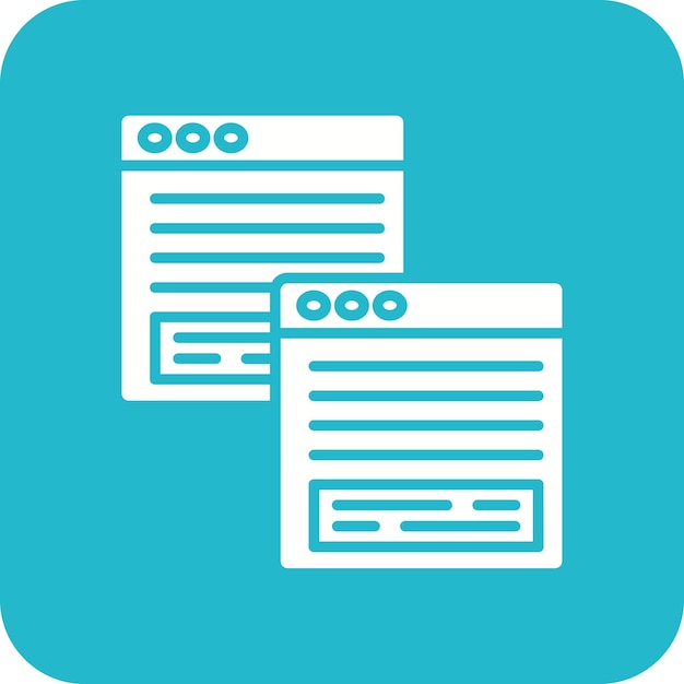 webpages icon vector image can be used for user experience