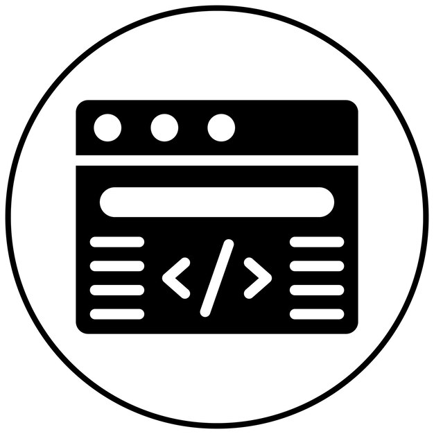 Webprogrammeringsikon